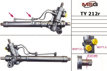 msg-ty212r Рулевая рейка восстановленная MSG TY 212R